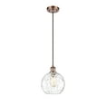 thumbnail image 2 of 516-1P-WPC-G1215-8 Innovations Lighting Ballston Athens Water Glass 1 Light 8" Cord Hung Mini Pendant Antique Copper, 2 of 5