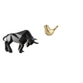 thumbnail image 1 of Estatua del toro,Estatua de toro,estatuilla,escultura,decoración de escritorio,Figura de pájaros,Figura de pájaro dorado,decoración del hogar,estatua de animal,Estatuas decorativas de, 1 of 8