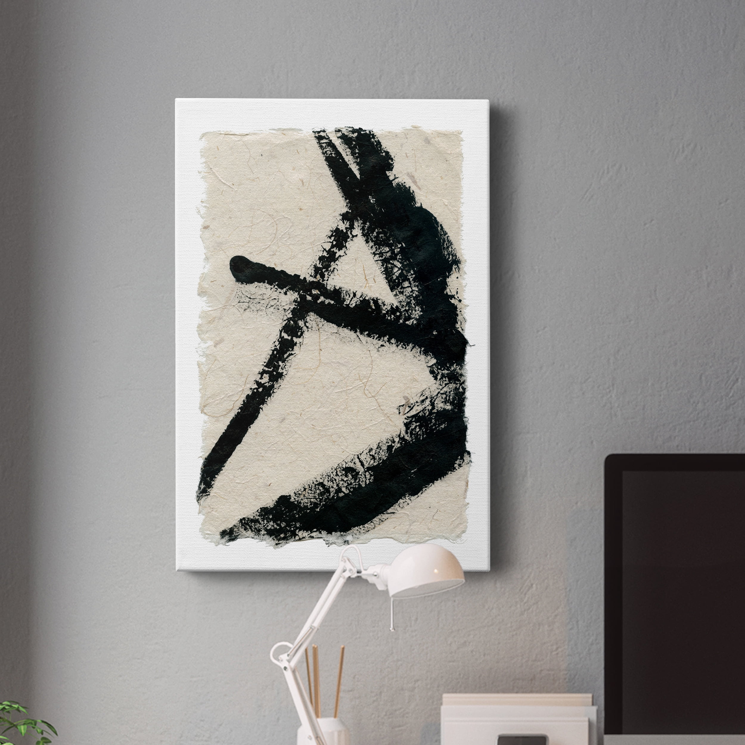 Lines Crossed I Premium Gallery Wrapped Canvas - Ready to Hang - 12 x 18