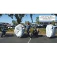 thumbnail image 4 of Weatherproof Motorcycle Cover Compatible With 2009 Moto Guzzi V7 Classic - Outdoor & Indoor - Protect From Rain Water, Snow, Sun - Reinforced Securing Straps - Durable Material - Free Storage Bag, 4 of 7