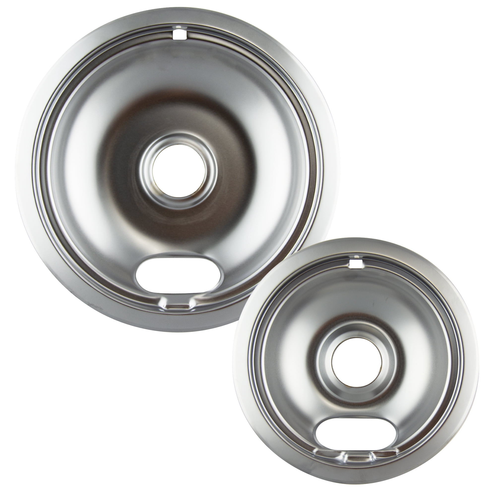 Range Kleen 12782XCD5 Style A Heavy Duty Chrome Drip Bowls, 2 Pack