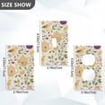 thumbnail image 7 of Yayeee Toggle Light Switch Wall Plate 1-Gang 4.5"x2.7" Home Decorative Outlet Cover, Birds Tea Time, 7 of 7