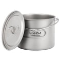 thumbnail image 3 of Outdoor Cup Lixada 750ml / 900ml / 1100ml Olla de titanio liviana con spork plegable para acampar al Lixada Outdoor Cup, 3 of 7