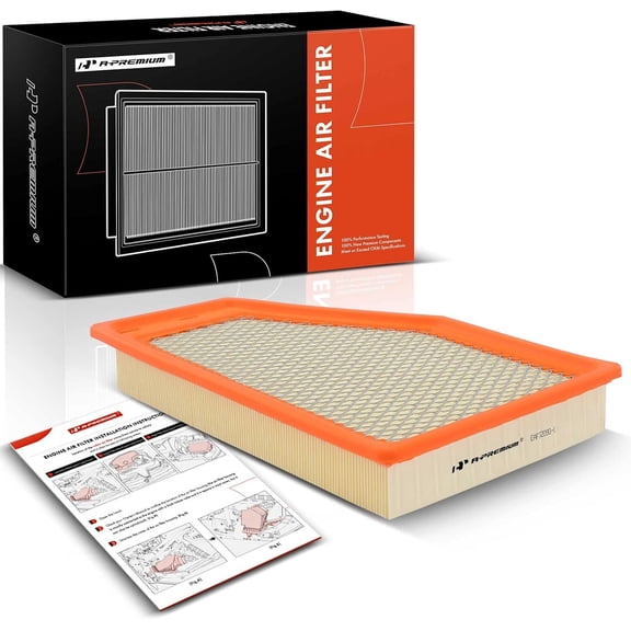A-Premium Engine Air Filter Compatible with Buick LaCrosse 2017 2018 2019, Regal Sportback 2018-2020, V6 3.6L, Replace# 23451060