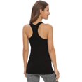 thumbnail image 4 of SURJDE Workout Tank Tops for Women Racerback Yoga Tanks Basic Athletic Activewear-4 Packs, 4 of 6