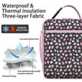 thumbnail image 2 of Elephant Insulated Lunch Box Teen Reusable Lunch Tote Bag Waterproof Lunchbox Picnic Camping, 2 of 6