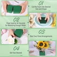 thumbnail image 3 of 6 Pcs Floral Foam Blocks for Flower Arrangement, Wet and Dry Green Floral Foam for Wedding, Birthdays, Home Decorations, 3 of 5