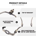thumbnail image 3 of unbranded Convertisseur de Lampe Harpe Support Doré 6 Pouces 1Pcs, 3 of 7