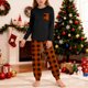 thumbnail image 5 of Conjuntos de blusa y camisa de manga larga con cuello redondo para niños y niñas de 5 a 14 años. Conjunto de top y pantalón con mangas estampadas., 5 of 9