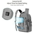 thumbnail image 4 of Sac à Dos Ventilateur de Refroidissement pour Activités Sac à Dos Ventilateur Portable avec Ventilateur Intégré Sac à Dos Rafraîchissant d'Été - Idéal pour la Randonnée et les Voyages, 4 of 6