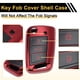 thumbnail image 5 of Funda de Llave de Auto de Silicona Roja TPU Única para VW Golf 7 Mk7 Tiguan Touran T-Roc T-Cross Polo Jetta Caddy - Funda de Control Remoto de 3 Botones, 5 of 6