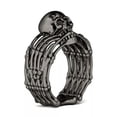 thumbnail image 3 of GKNET Wholesale Alloy Biker Skull Ring 10pcs US Size: 5-11#, 3 of 4