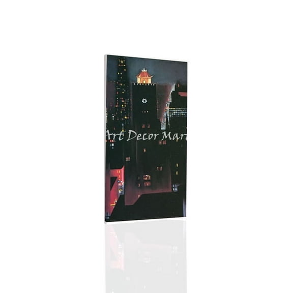 New York Night-O'Keeffe - CANVAS OR FINE PRINT WALL ART