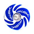 thumbnail image 1 of Soidarity RISK Road Bike Professional Headset Cover Impermeable Atractivo Resistente al desgaste 28.6mm Front Fork Ciclismo Auriculares Ciclismo Azul Ciclón, 1 of 6