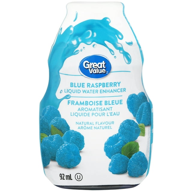 Great Value Blue Raspberry Liquid Water Enhancer 92ML