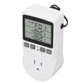 thumbnail image 1 of Temperature Control Socket LCD Display ABS Housing Electronic Thermostat Controller With Timing Function And Temperature Alert, 100-250V 50 60Hz, 1 of 8