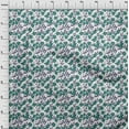 thumbnail image 4 of oneOone Cotton Poplin Twill Green Fabric Kids Floral Craft Projects Decor Fabric Printed By The Yard 56 Inch Wide, 4 of 4