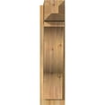 thumbnail image 2 of Ekena Millwork 8"W x 20"D x 32"H Funston Rough Sawn Craftsman Outlooker, Western Red Cedar, 2 of 4