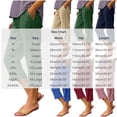 thumbnail image 3 of cfhntfmh Womens Plus Size Bermuda Capris Lightweight Loose Summer Casual Cropped Trousers with Pockets Capris for Women, 3 of 7