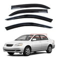 thumbnail image 2 of 4PCS Side Window Visors Vent Rain Guard Deflectors Acrylic Black Replacement for 2003-2008 Corolla, 2 of 5