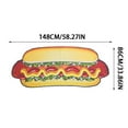 thumbnail image 2 of Beach Towels Oversized Clearance Bath Towel Man Woman Funny Sausage Hot Dog Shower Body Wrap Soft Blanket Cloth Beach Towel Beach Towels for Women Men Girls Kids, Beach Accessories, 2 of 5