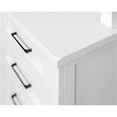 thumbnail image 5 of Modern Wood Hutch With Doors and Desk Storage Fully Assembled White, 5 of 16