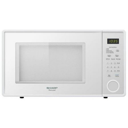 Sharp 1.1 Cu.ft., 1000w Touch Mid-size Countertop Microwave - Single - 1.10 Ft - 1 Kw - Smooth White