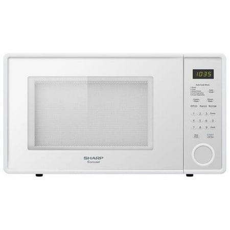 Sharp 1 Cu Ft 1000w Touch Mid Size Countertop Microwave Single Sharp 1 Cu Ft 1000w Touch Mid Size Countertop Microwave Single 10 Kw Smooth White R 309yw Com