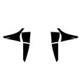 thumbnail image 5 of Rvinyl Tail Light Tint Covers Compatible with Toyota Prius 2016-2018 (Hatchback) - Matte Smoke, 5 of 10