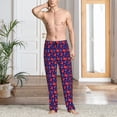 thumbnail image 2 of Fuzoiu Cute Crabs Print Men's Pajama Pants,Lounge Pants for Men,Lounge PJ Bottoms,Sleepwear Pants with Drawstring Pockets -Small, 2 of 6