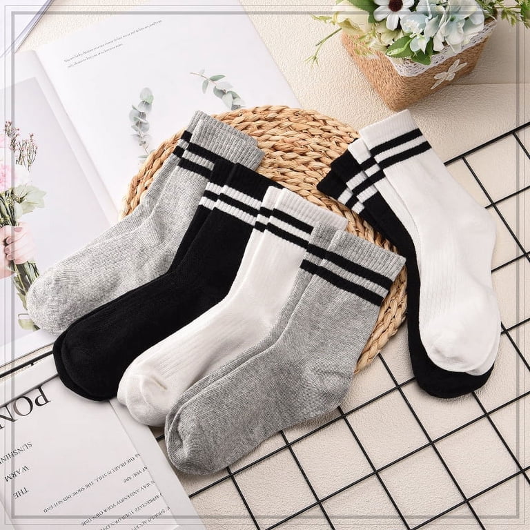 Armscye Kids Cotton Crew Socks 6-Pack Striped photo 7
