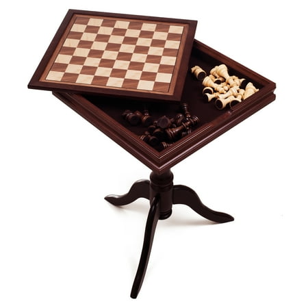 - Deluxe Chess Set & Backgammon Wooden Table by Hey! Play!