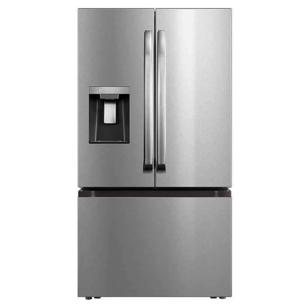 Midea MRF29D3AST 3 Drawers French Door Refrigerator, 36.10" x 38.50" x 73.60"
