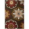 thumbnail image 2 of SAFAVIEH Newbury Chauncey Floral Area Rug, Brown/Red, 5'1" x 7'6", 2 of 5