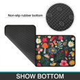 thumbnail image 6 of Pioneer Flower Floral Print Pattern Kitchen Rugs Sets Of 2,Anti Fatigue Kitchen Mat Rugs Non Slip Washable,Decorative Kitchen Floor Mats for Kitchen,Sink,Laundry,17"X30"+17"X47", 6 of 7