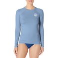 thumbnail image 1 of Women's Standard Smoothies Sleek Solid Long Sleeve Rashguard with UPF 50+, 1 of 3