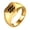 Gold Aquarius, variant on Women Men's Love Heart 12 Zodiac Signs Stainless Steel Polished Ring Vintage Personalized Jewelry Silver Pisces Size 9