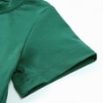 thumbnail image 5 of TOWED22 Cute Shirts for Girls Comfy Summer Tops Tie Knot Front Design Tees for Kids(Green,3-4 Y), 5 of 7