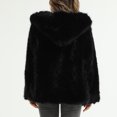 thumbnail image 5 of Usmixi Winter Faux Fur Jacket for Women Plush Coat for Women Long Sleeve Soft Fluffy Fleece Sherpa Jacket Casual Solid Open Zipper Plus Size Fuzzy Furry Outwear Faux Fur Jacket Under $5, 5 of 5
