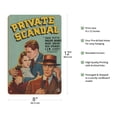 thumbnail image 2 of Private Scandal - Starring Zasu Pitts Phillips Holmes - Vintage Film Movie Poster c.1934 - 8 x 12 inch Vintage Wood Art Sign, 2 of 4
