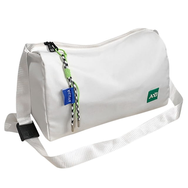 Bolsa deportiva de nailon de gran capacidad, bolsa de gimnasio portátil, impermeable, multifuncional, resistente al desgaste, con cinturón de fijación para viajes y natación Fivean unisex