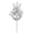 A005- Style E, variant on Faux Snow Pine Branch Pick Featuring Flocked Needle Design, Christmas Table Decorations for Holiday Mantels and Centerpieces, Festive Green Party Decorations Set of Two