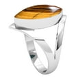 thumbnail image 2 of Natural Tiger Eye Ring 925 Sterling Silver Handmade Jewelry, 2 of 10
