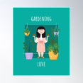 thumbnail image 2 of Gardening Love Poster Wall Art, Modern Wall Decor For Living Room Bedroom, 24x36 UNFRAMED, 2 of 3