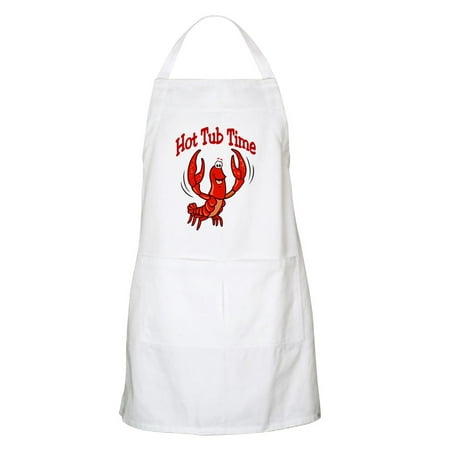 5 Tub Apron - CafePress - Crawfish Hot Tub BBQ Apron - Kitchen Apron with Pockets, Grilling Apron, Baking Apron