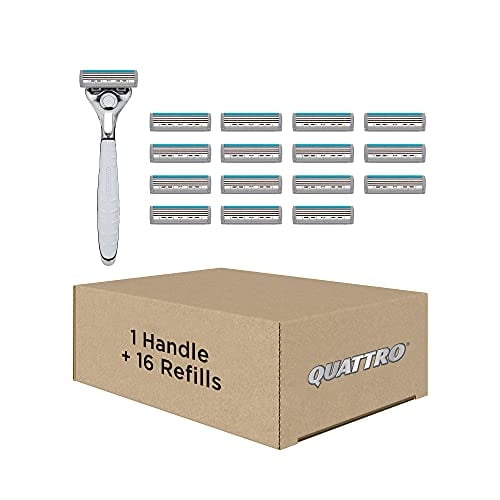Schick Quattro Titanium para Hombres con 1 maquinilla de afe Schick Quattro Mens Schick Quattro Mens