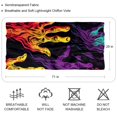 thumbnail image 2 of Halloween Zombie Hand Translucent Chiffon Yarn Silk Scarf - Lightweight and Breathable - 180*73 Size - Head Wrap for Women and Hair - Elegant Fashion Accessory, 2 of 6