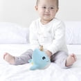 thumbnail image 3 of 25cm Lovely Narwhal Plush Toy Pretty Stuffed Animal Doll Present for Kids, 3 of 3