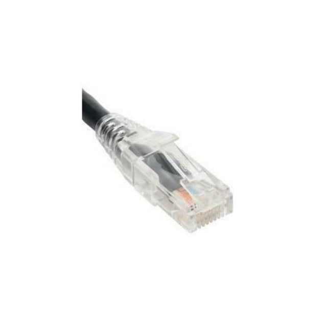 ICC ICC-ICPCSP07BK 7 ft. CAT5E Clear Boot Patch Cord, Black