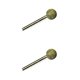 thumbnail image 1 of 2x Brocas de punta montada con cabezal de pulido de diamante, brocas de bola recubiertas para 8 mm 10 mm, 1 of 9